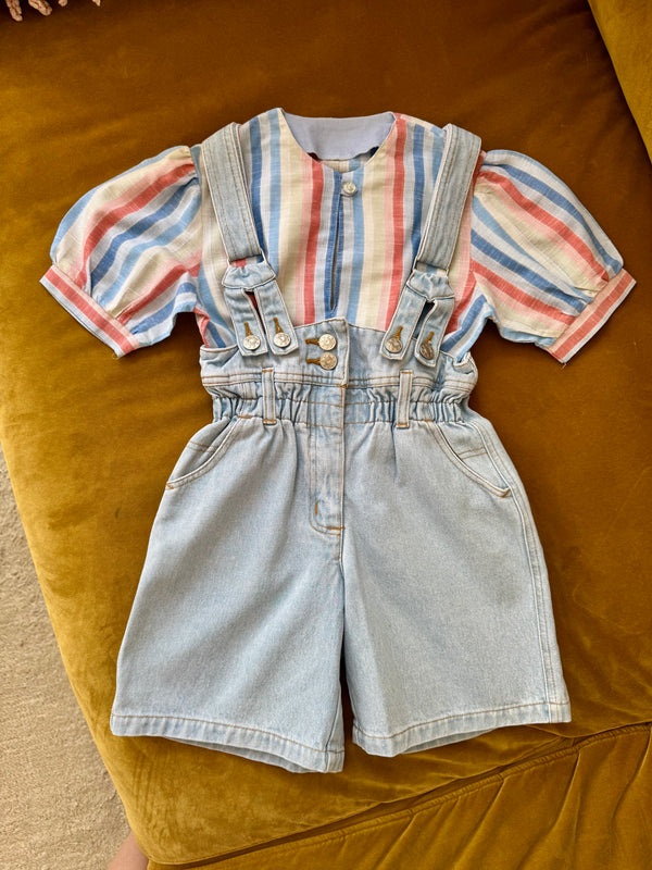 Denim Shortalls 6Y