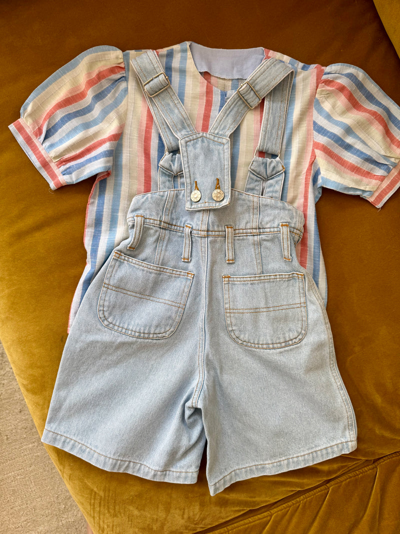 Denim Shortalls 6Y