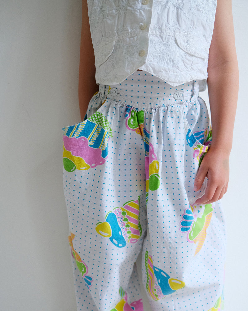 Vintage Oilily Ice Cream Cotton Trousers