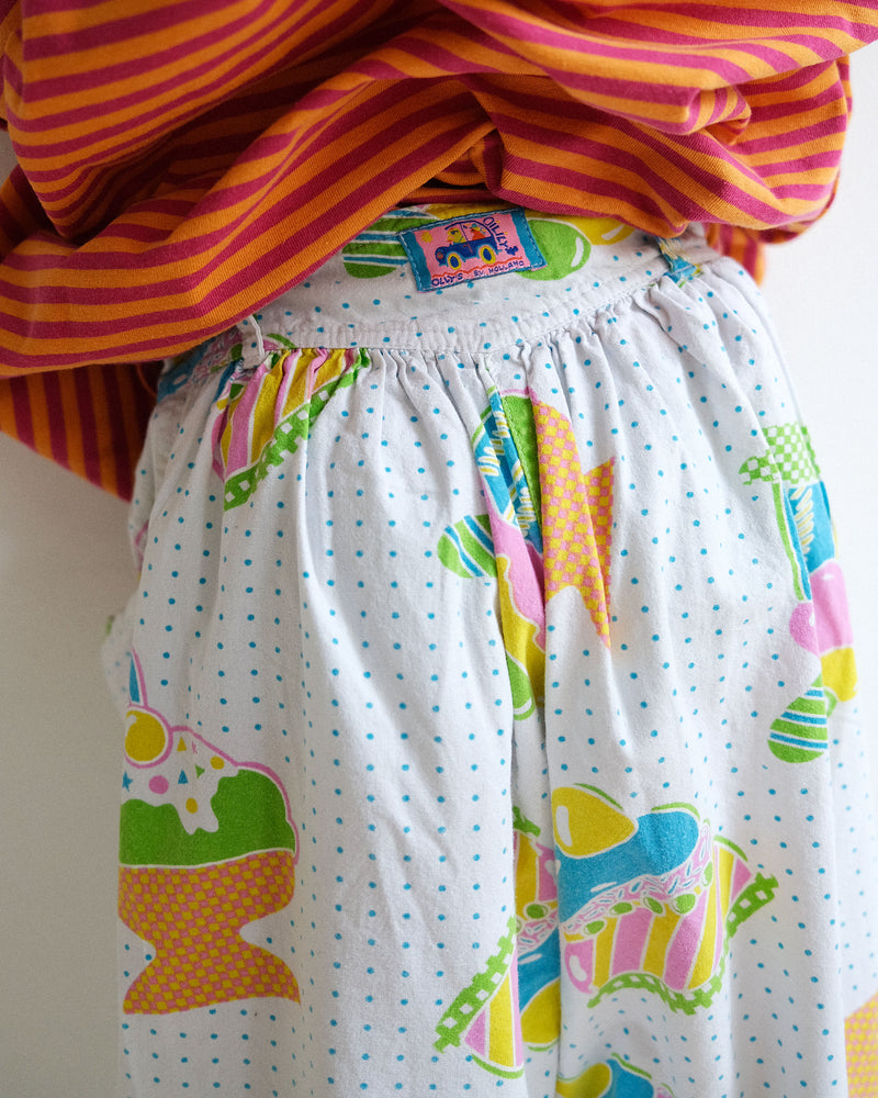 Vintage Oilily Ice Cream Cotton Trousers