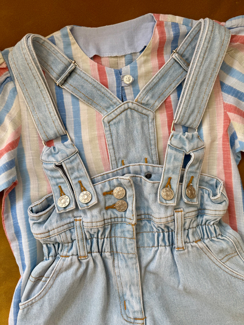 Denim Shortalls 6Y