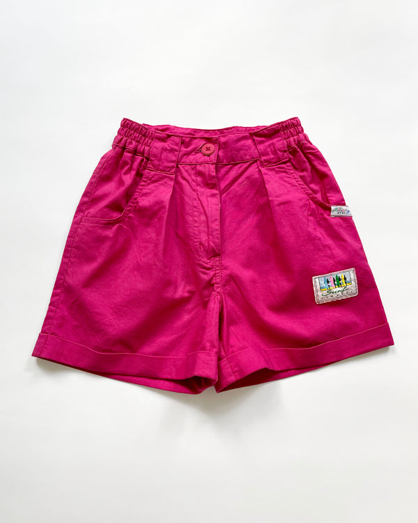 Vintage Pink Cotton Shorts
