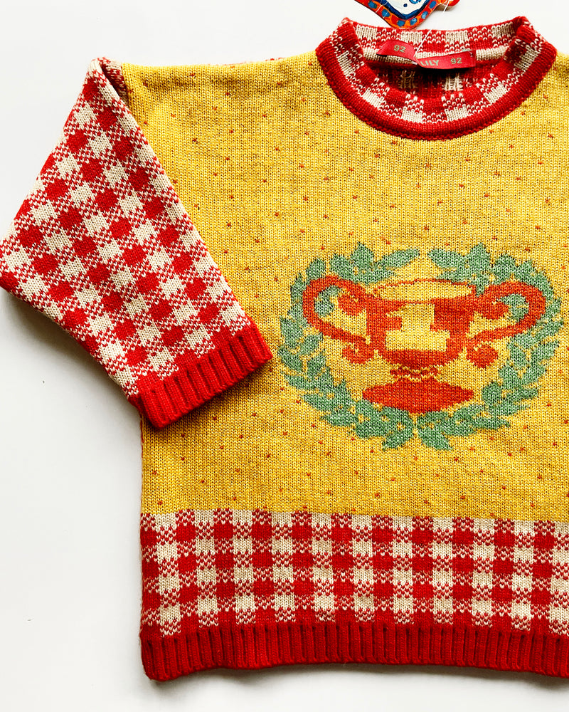 Deadstock Vintage Oilily Jacquard Wool Sweater