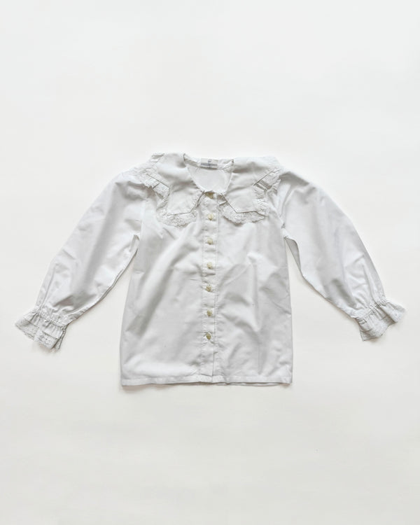 Hummelsheim Cotton Blouse With Lace Collar