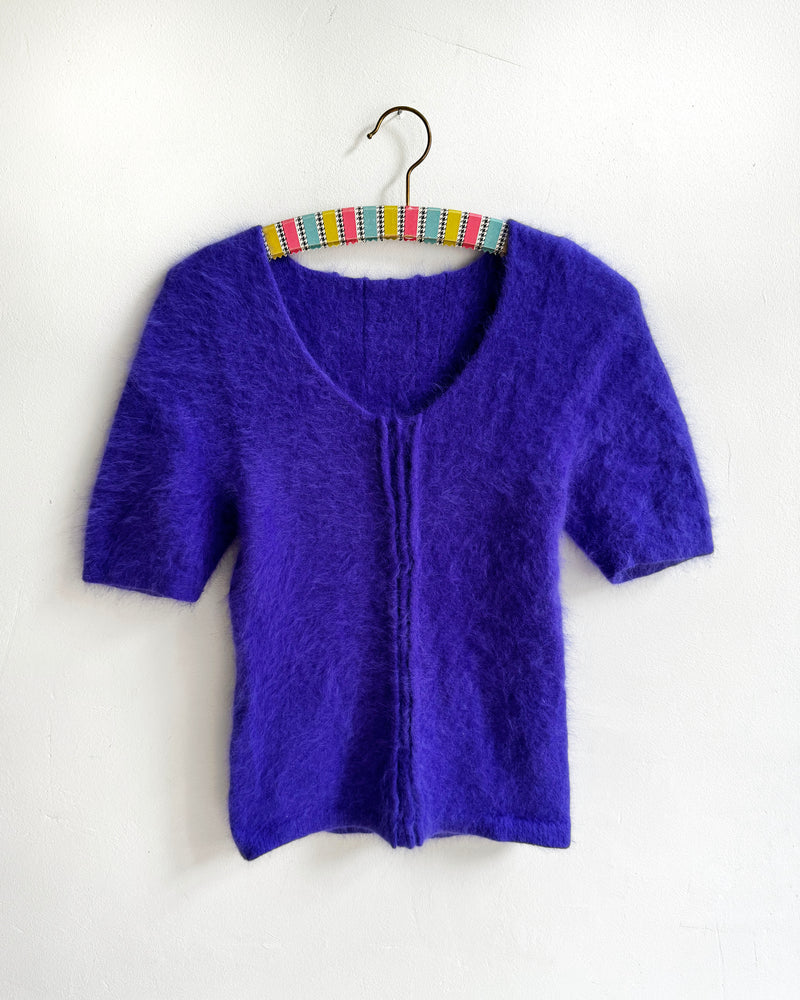 Handmade Vintage Angora Sweater Shirt ADULTS