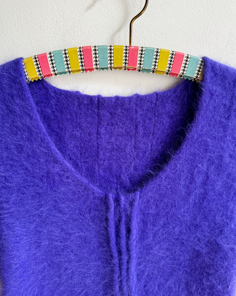 Handmade Vintage Angora Sweater Shirt ADULTS