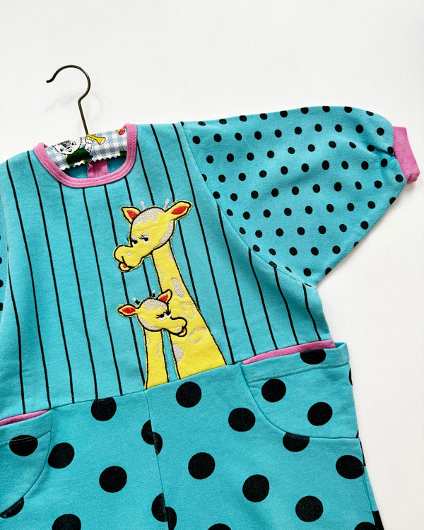 Vintage Cotton Giraffe Sweat Suit