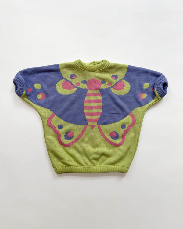 Butterfly Cotton Sweater Dress 3M