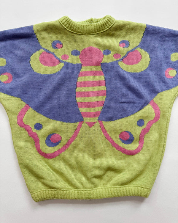 Butterfly Cotton Sweater Dress 3M
