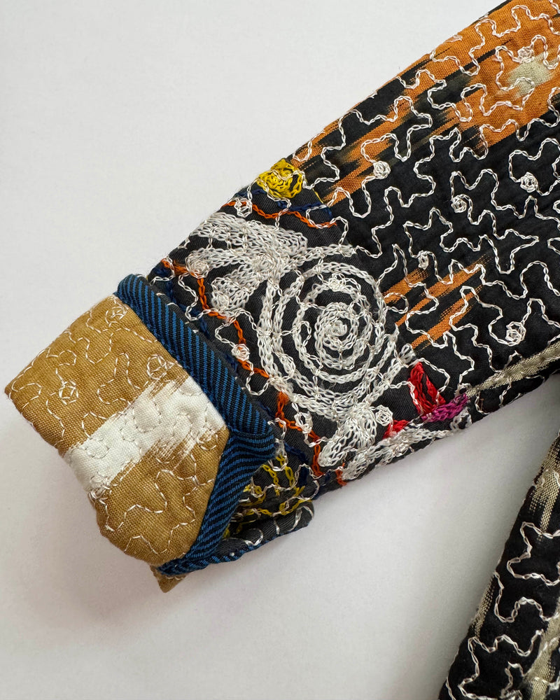 Handmade Reversible Suzani Embroidered Cotton Jacket 6-8Y