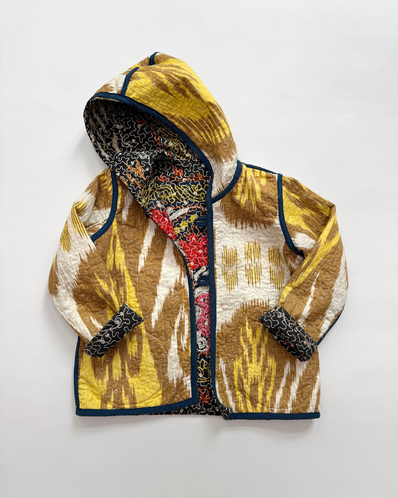 Handmade Reversible Suzani Embroidered Cotton Jacket 6-8Y