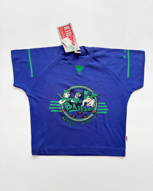 Deadstock Baseball Animals Cotton Tee 2-3Y