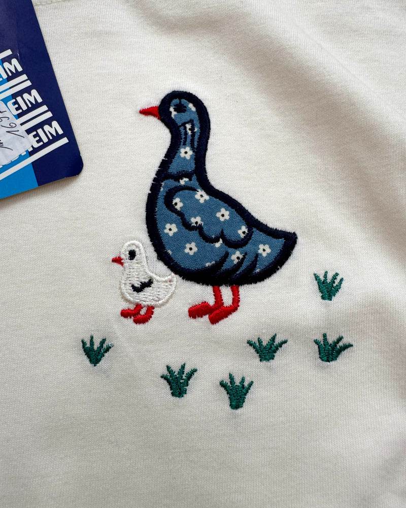 Deadstock Patchwork Duck Cotton Tee 7-9Y