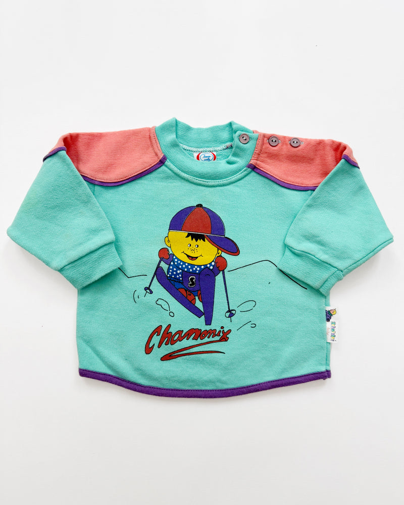 Vintage Skiing Sweater