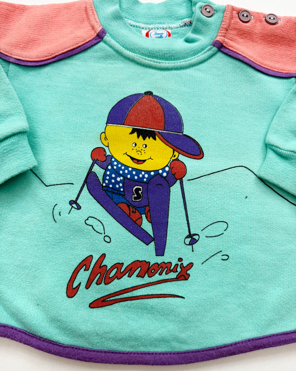 Vintage Skiing Sweater