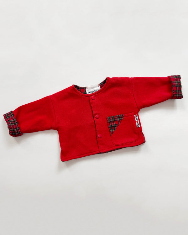 Lined Cotton Baby Sweat Cardigan 6M