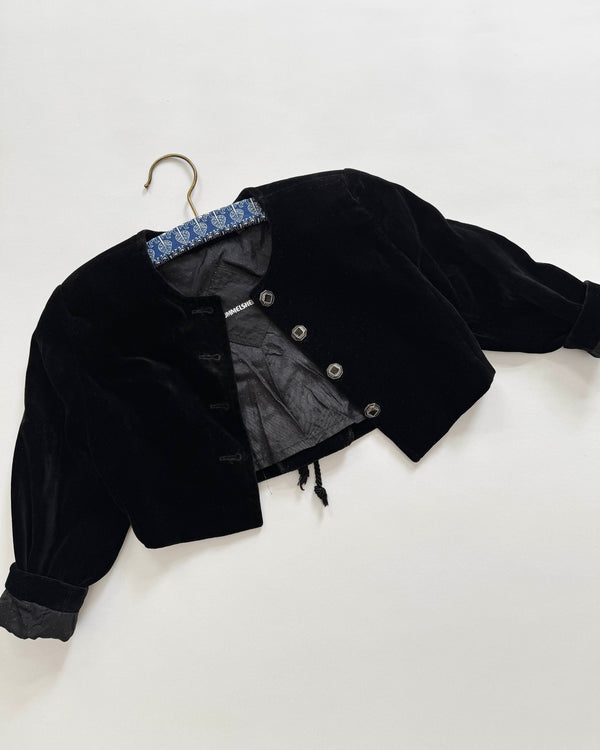 Cropped Velvet Jacket 4Y