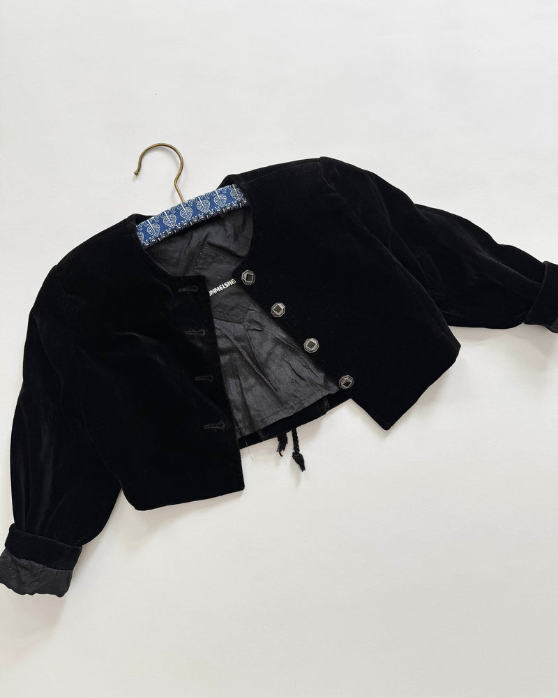 Cropped Velvet Jacket 4Y