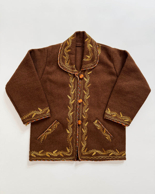 Suzani Embroidered Wool Jacket 2Y
