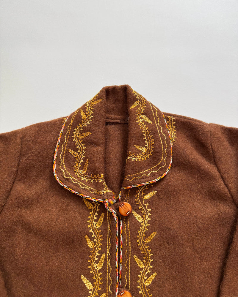 Suzani Embroidered Wool Jacket 2Y