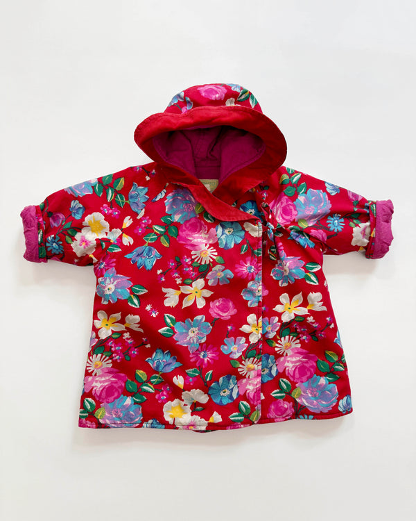 Kenzo Floral Padded Kimono Coat 12M