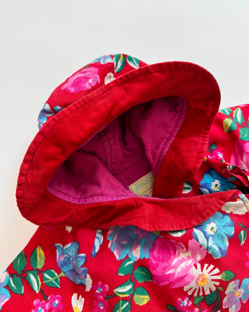 Kenzo Floral Padded Kimono Coat 12M