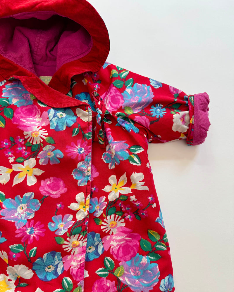 Kenzo Floral Padded Kimono Coat 12M