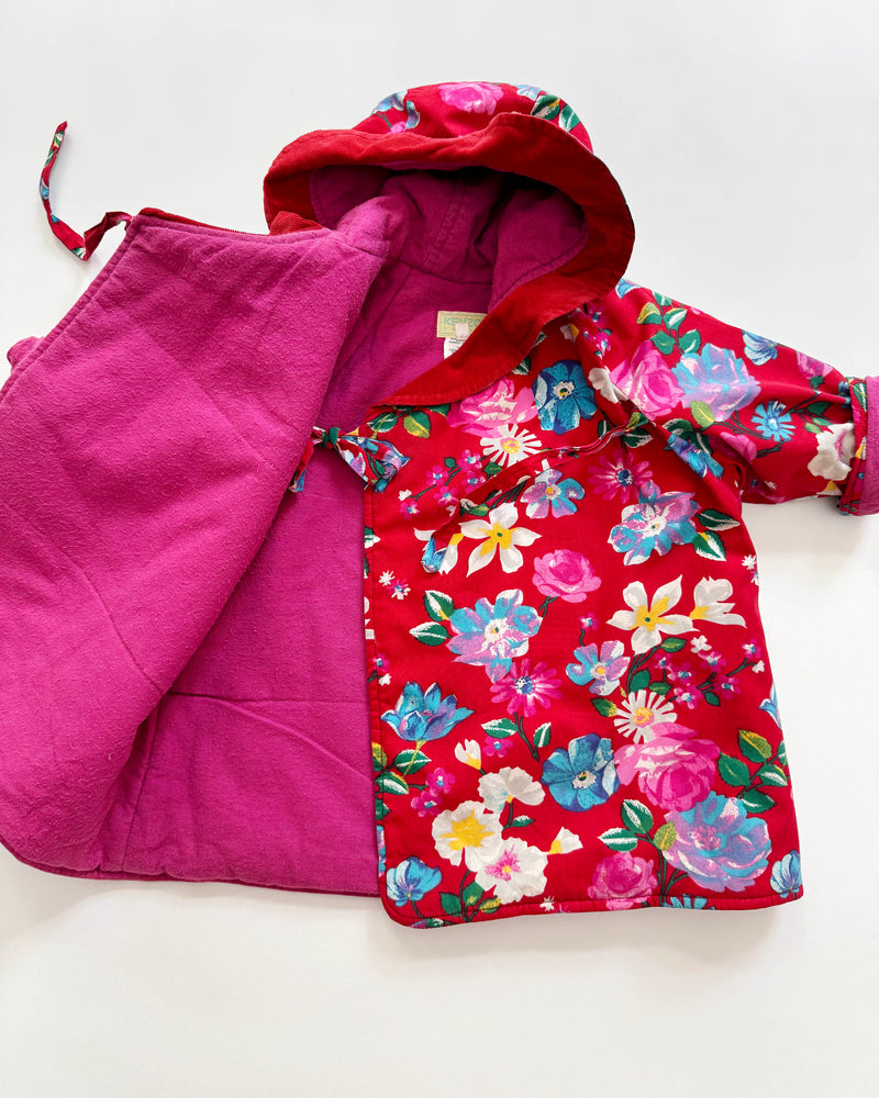 Kenzo Floral Padded Kimono Coat 12M