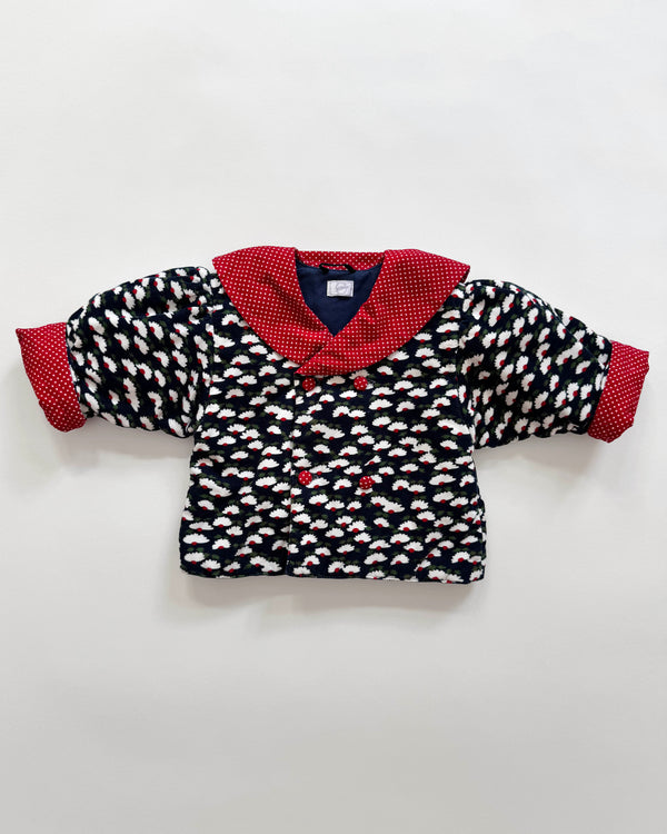 Padded Corduroy Patchwork Jacket 12M