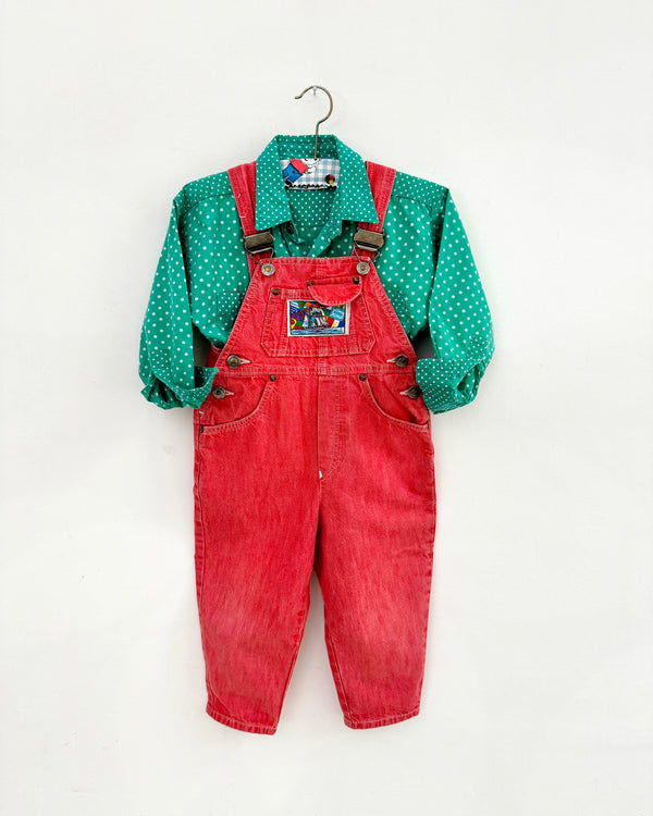 Vintage Denim Overalls