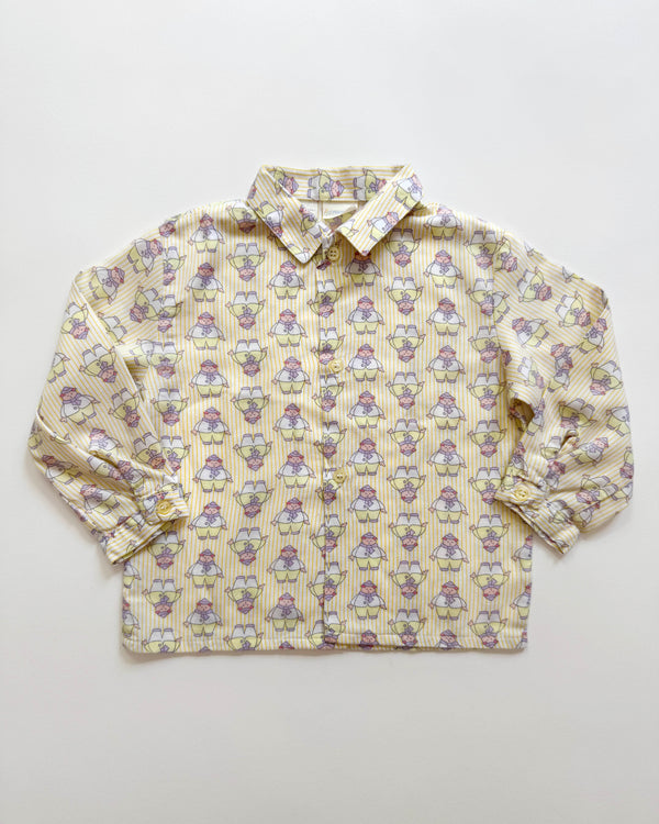 Little Man Cotton Blouse 12M
