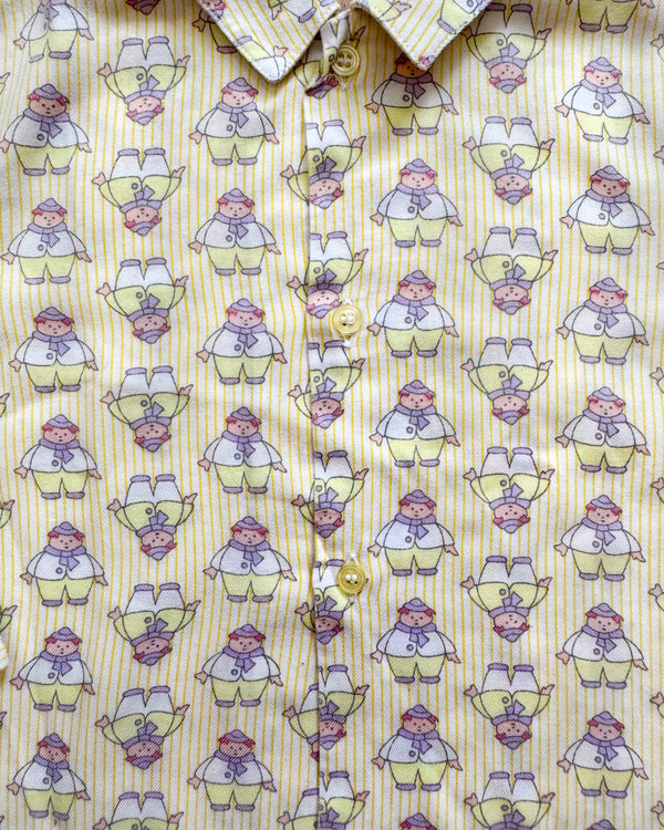Little Man Cotton Blouse 12M