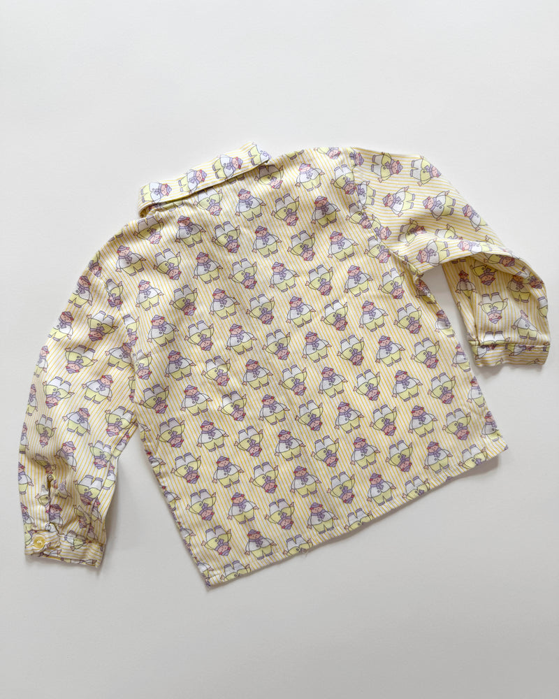 Little Man Cotton Blouse 12M
