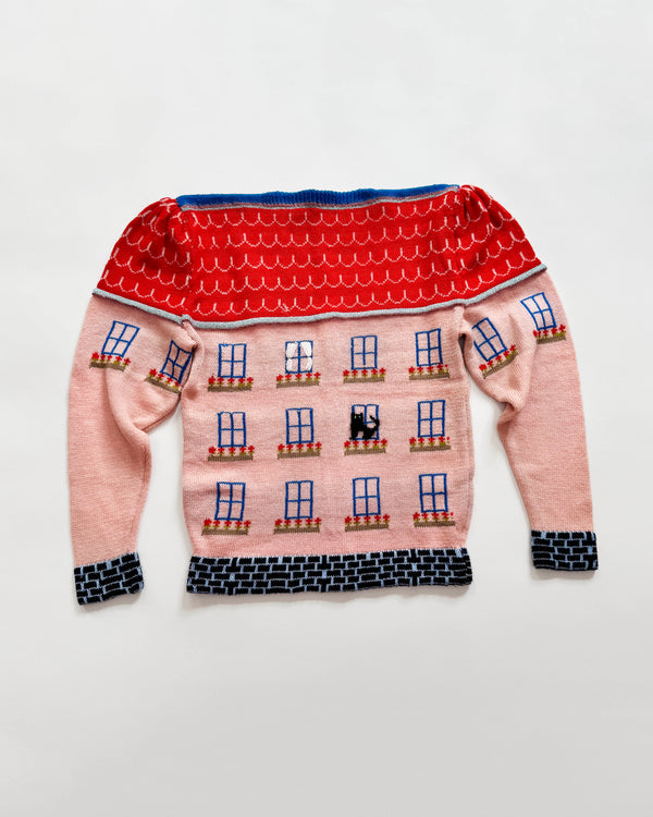 Handmade Cat Maison Wool Sweater ADULTS S-M