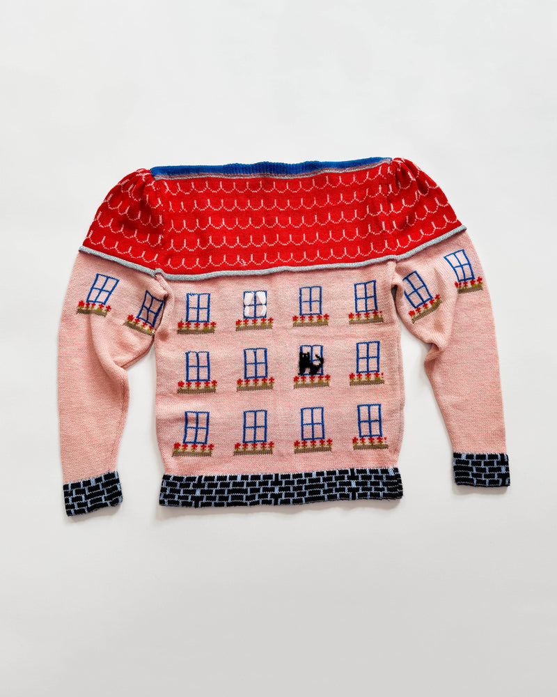 Handmade Cat Maison Wool Sweater ADULTS S-M