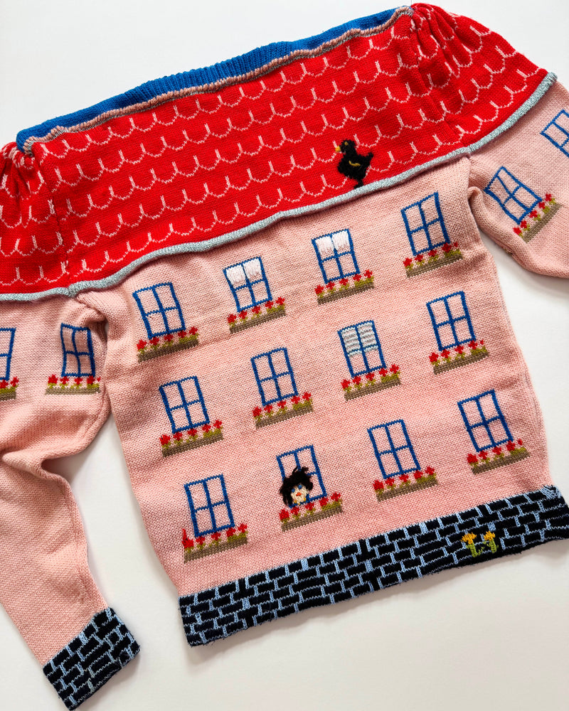 Handmade Cat Maison Wool Sweater ADULTS S-M