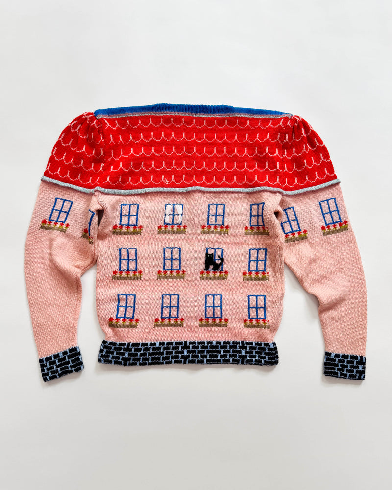 Handmade Cat Maison Wool Sweater ADULTS S-M