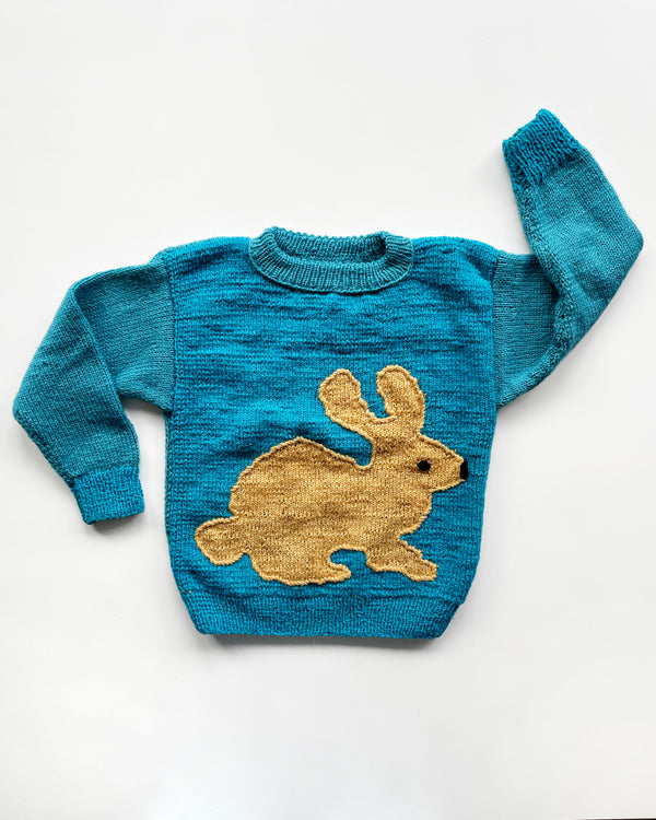 Handmade Vintage Bunny Sweater