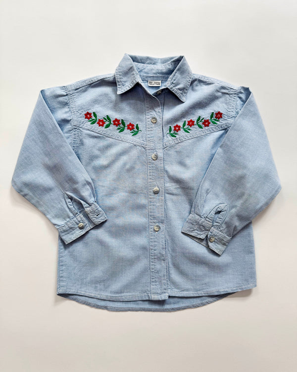 Embroidered Denim Blouse 4Y