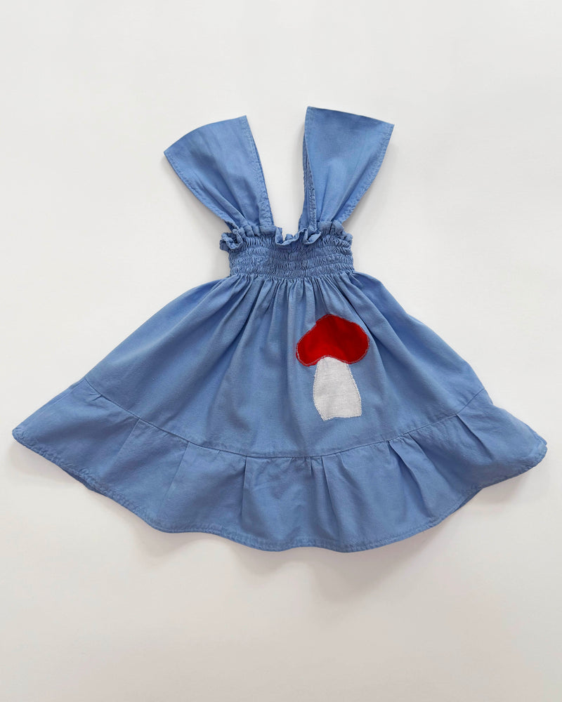 Handmade Mushroom Cotton Dress / Top  12-18M