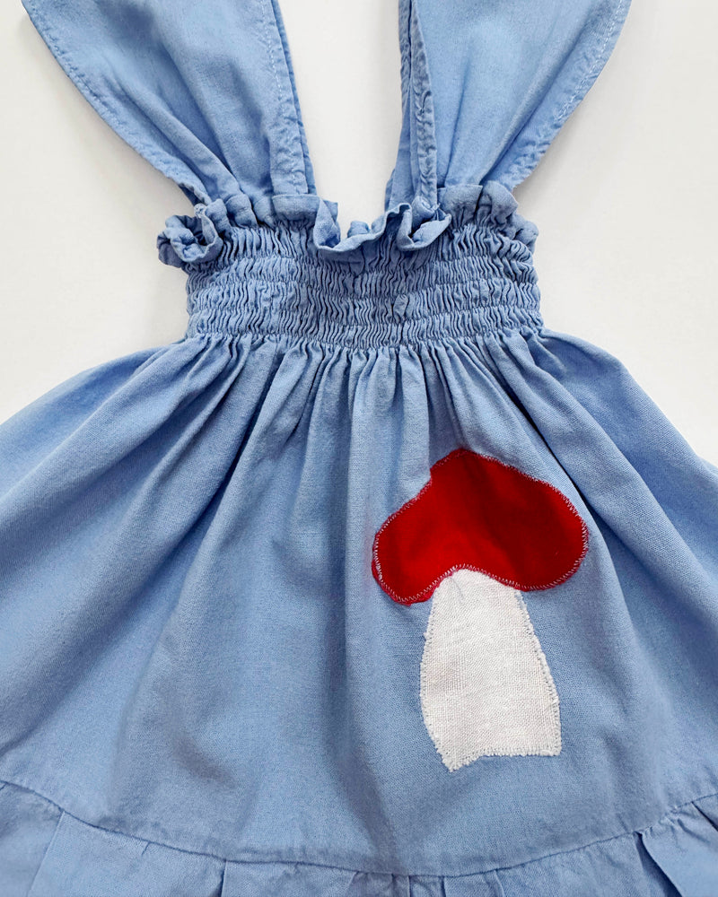 Handmade Mushroom Cotton Dress / Top  12-18M