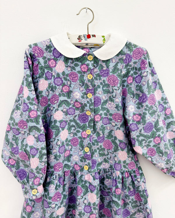 Vintage Floral Cotton Dress