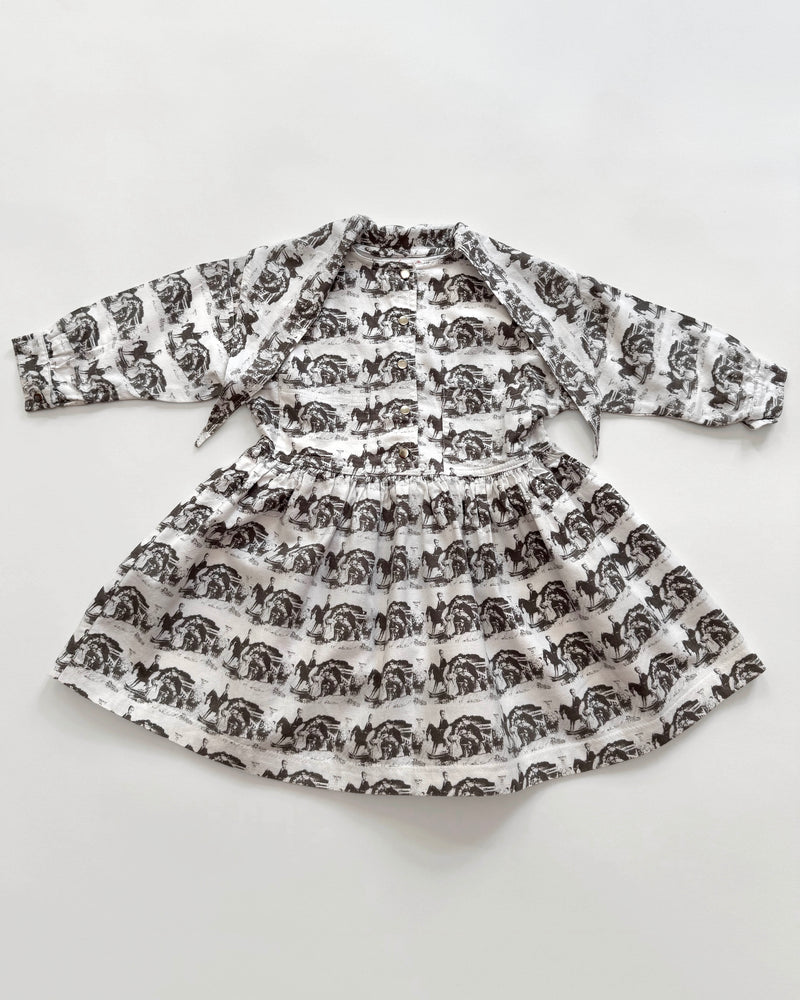 Rocking Horse Cotton Dress 2Y