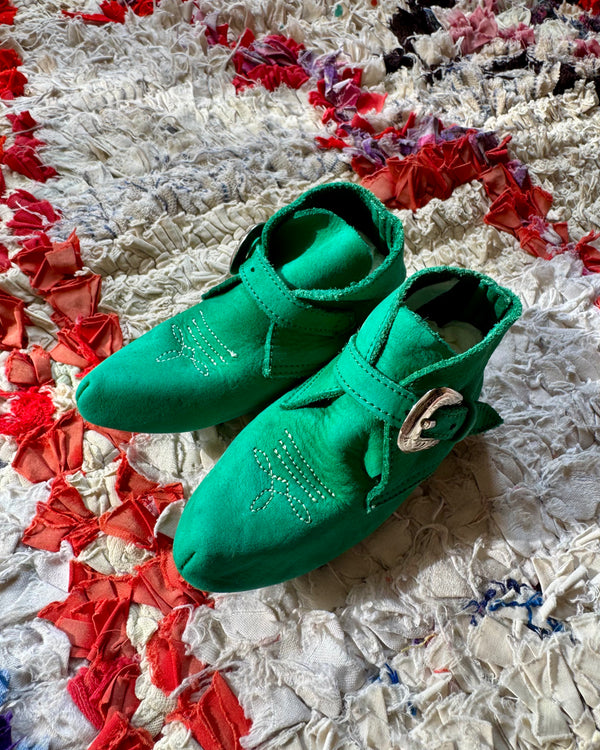 Baby Leather Cowboy Booties 0-6M