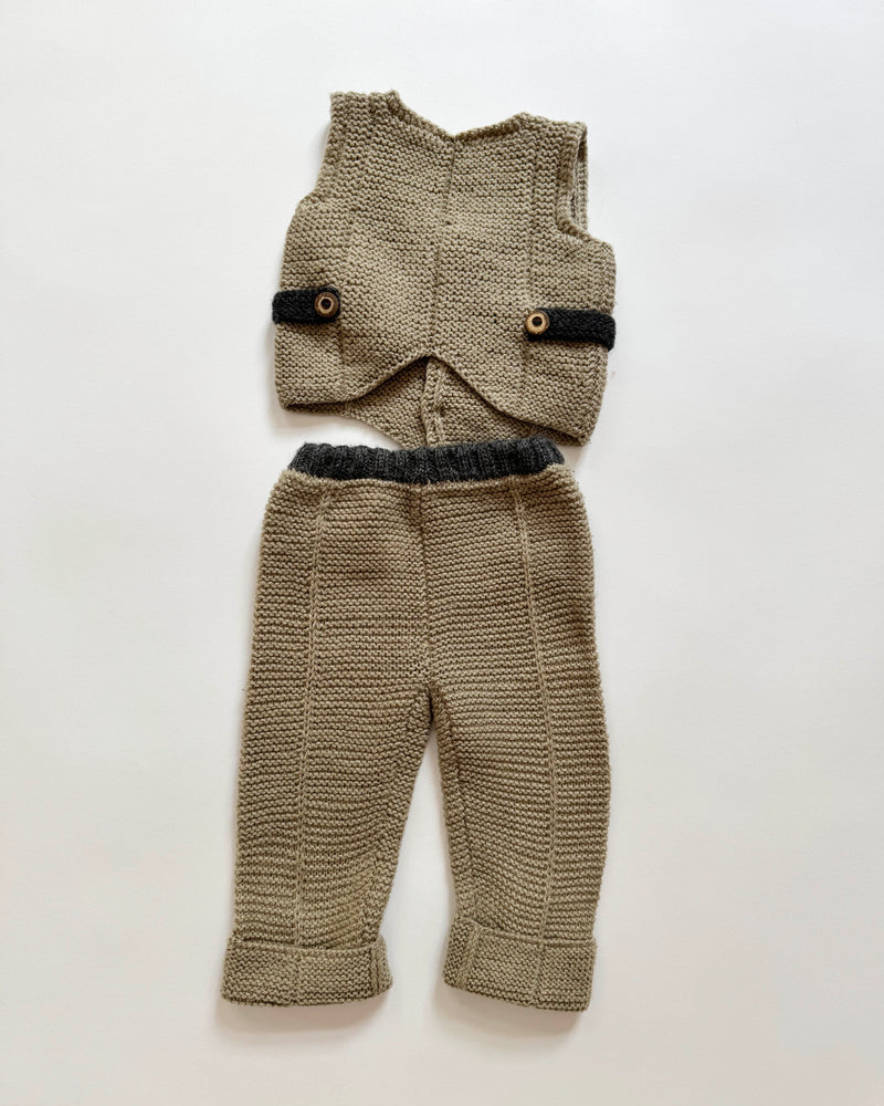 Handmade Wool Two Piece Set 12-18 months