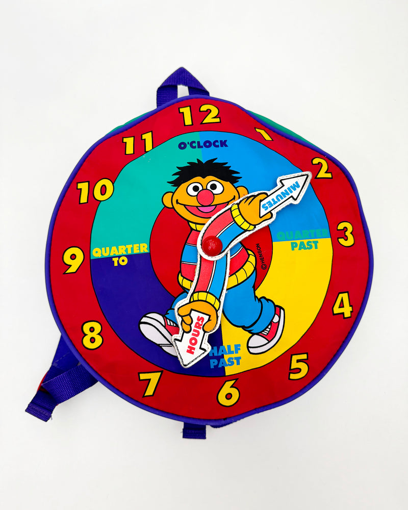 Vintage Ernie Clock Backpack