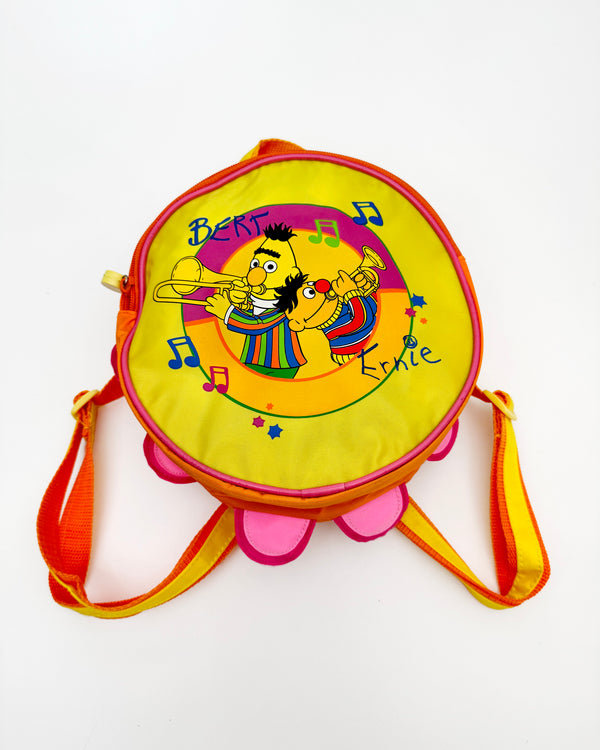 Vintage Ernie & Bert Tambourine Backpack