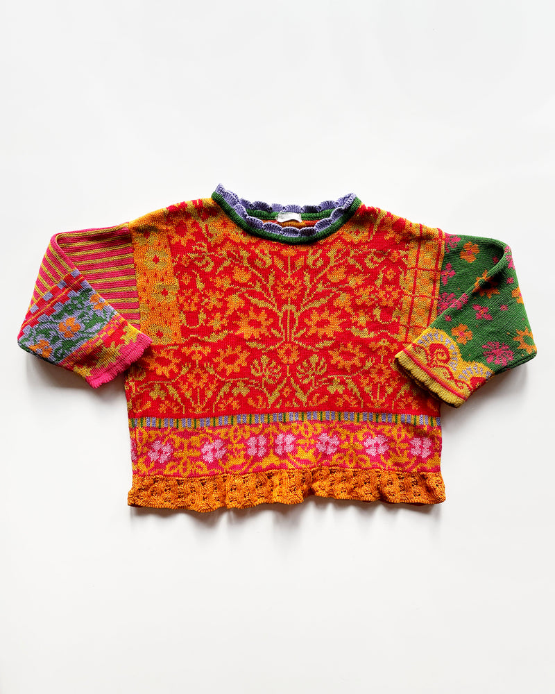 Vintage Oilily Jacquard Cotton Sweater