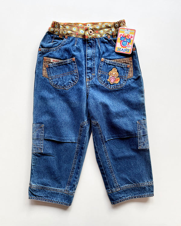Deadstock Vintage Oilily Bunny Jeans With Elastic Waist