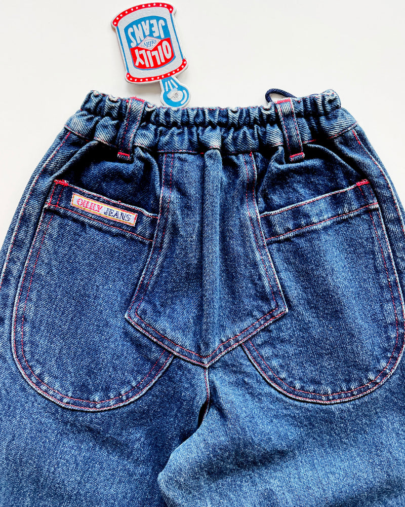 Deadstock Vintage Oilily Jeans With Elastic Waist